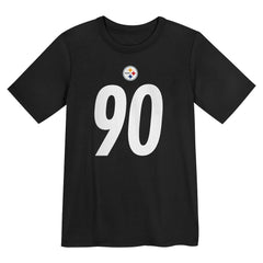 T.J. Watt Pittsburgh Steelers Preschool Player Name & Number T-Shirt - Black T-shirts