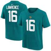Trevor Lawrence Jacksonville Jaguars Youth Player Name & Number T-Shirt - Teal T-shirts
