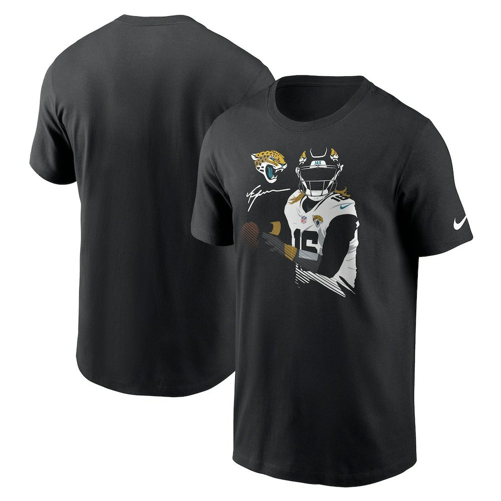 Trevor Lawrence Jacksonville Jaguars Player Graphic T-Shirt - Black T-shirts