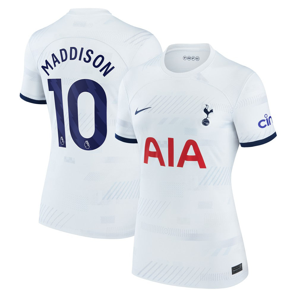 James Maddison Tottenham Hotspur Women's 2023/24 Home Stadium Replica Player Jersey White - Nike on sale