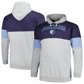 Memphis Grizzlies Big & Tall Pullover Hoodie Navy/Light Blue - Fanatics