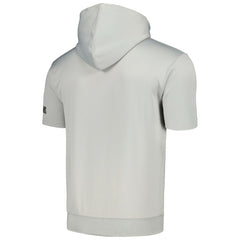 New Orleans Pelicans Short Sleeve Pullover Hoodie Silver/Red - Fanatics