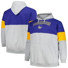 Golden State Warriors Big & Tall Pullover Hoodie Royal/Gold - Fanatics