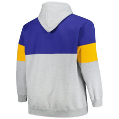 Golden State Warriors Big & Tall Pullover Hoodie Royal/Gold - Fanatics