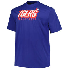 Philadelphia 76ers Big & Tall Short Sleeve & Long Sleeve T-Shirt Set Royal/Red - Fanatics