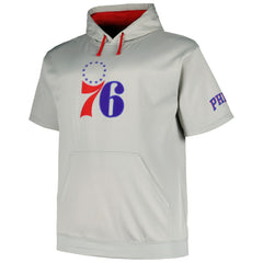 Philadelphia 76ers Big & Tall Logo Pullover Hoodie Silver - Fanatics