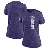 Baltimore Ravens Women's Sideline Velocity Dri-FIT T-Shirt - Purple T-shirts