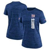 New York Giants Women's Sideline Velocity Dri-FIT T-Shirt - Royal T-shirts