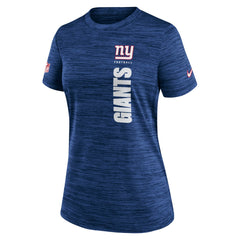 New York Giants Women's Sideline Velocity Dri-FIT T-Shirt - Royal T-shirts