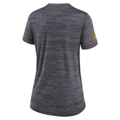 Pittsburgh Steelers Women's Sideline Velocity Dri-FIT T-Shirt - Charcoal T-shirts