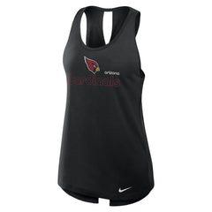 Arizona Cardinals Women's Open-Back Crisscross Dri-FIT Tank Top - Black Tops