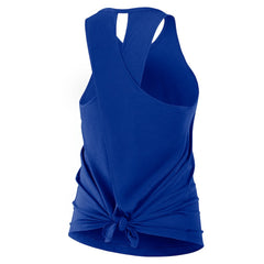 Buffalo Bills Women's Open-Back Crisscross Dri-FIT Tank Top - Royal Tops