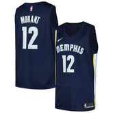 Ja Morant Memphis Grizzlies Swingman Player Jersey Icon Edition Navy - Nike outlet