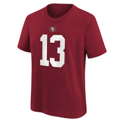 Brock Purdy San Francisco 49ers Preschool Player Name & Number T-Shirt - Scarlet T-shirts