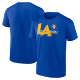 Los Angeles Rams Hometown Offensive Drive T-Shirt - Royal T-shirts