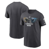 Baltimore Ravens vs. Tennessee Titans 2023 London Game Essential T-Shirt - Anthracite T-shirts