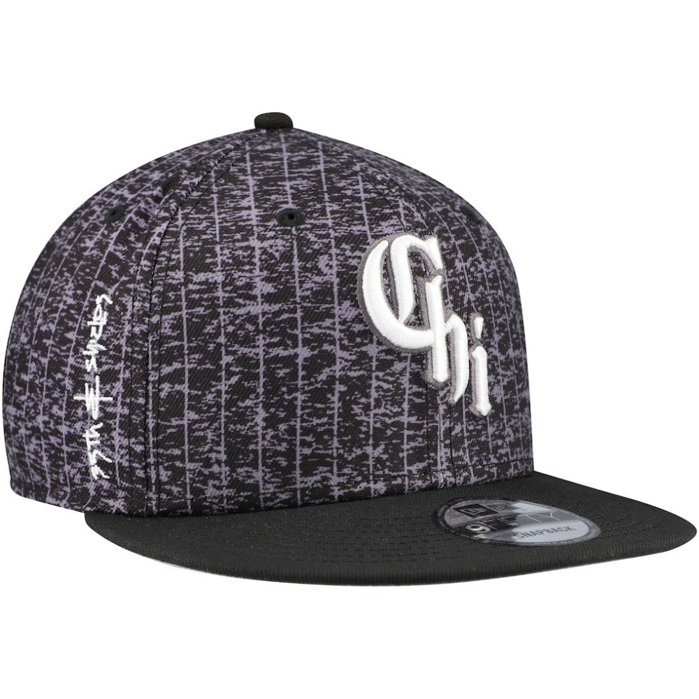Chicago White Sox New Era City Connect 9FIFTY Snapback Hat - Black Hats