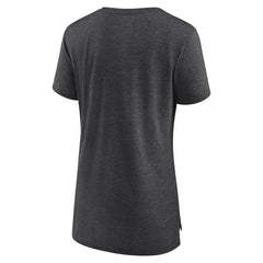 Jacksonville Jaguars Women's Our Pastime Tri-Blend T-Shirt - Heather Charcoal T-shirts