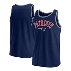 New England Patriots Bet Tank Top - Navy Tops