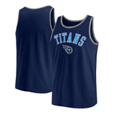 Tennessee Titans Bet Tank Top - Navy Tops