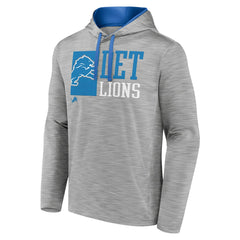 Detroit Lions Never Quit Hoodie - Heather Gray Hoodies