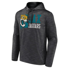 Jacksonville Jaguars Never Quit Hoodie - Heather Charcoal Hoodies