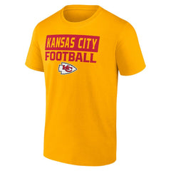 Kansas City Chiefs Serve T-Shirt - Gold T-shirts