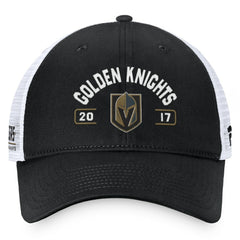 Vegas Golden Knights Fanatics Free Kick Trucker Adjustable Hat - Black/White | US 200542913