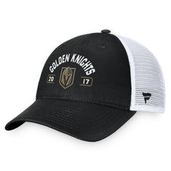 Vegas Golden Knights Fanatics Free Kick Trucker Adjustable Hat - Black/White | US 200542913