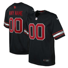 Arizona Cardinals Youth Alternate Custom Game Jersey - Black Jerseys