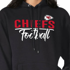 Kansas City Chiefs G-III 4Her by Carl Banks Women's Graphic Fleece Pullover Hoodie - Black Hoodies
