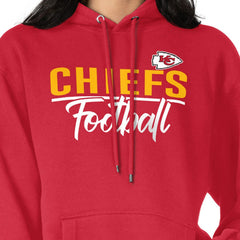 Kansas City Chiefs G-III 4Her by Carl Banks Women's Graphic Fleece Pullover Hoodie - Red Hoodies