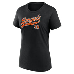 Cincinnati Bengals Women's Start to Finish T-Shirt & Shorts Combo Pack - Black T-shirts