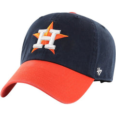 Houston Astros '47 Clean Up Adjustable Hat - Navy/Orange Hats