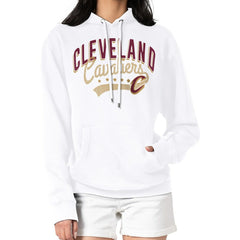 Cleveland Cavaliers G-III 4Her by Carl Banks Women's Filigree Logo Pullover Hoodie - White