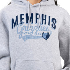 Memphis Grizzlies G-III 4Her by Carl Banks Women's Filigree Logo Pullover Hoodie - Heather Gray