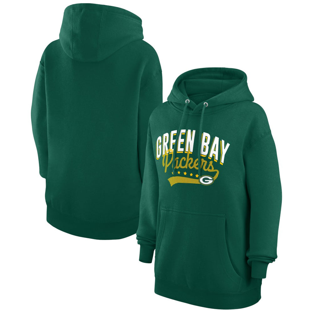 Green Bay Packers G-III 4Her by Carl Banks Women's Filigree Logo Pullover Hoodie - Green