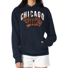 Chicago Bears G-III 4Her by Carl Banks Women's Filigree Logo Pullover Hoodie - Navy