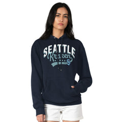 Seattle Kraken G-III 4Her by Carl Banks Women's Filigree Logo Pullover Hoodie – Deep Sea Blue | US 200553657