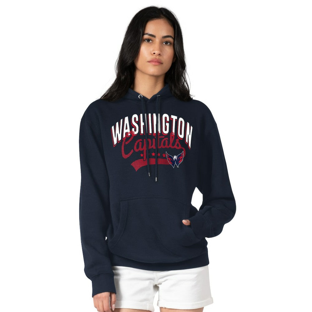 Washington Capitals G-III 4Her by Carl Banks Women's Filigree Logo Pullover Hoodie – Navy | US 200553661