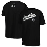 Brooklyn Nets Pro Standard Women's Script Boyfriend T-Shirt Black