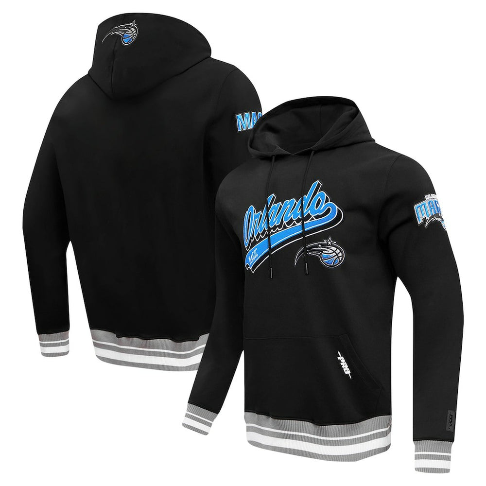Orlando Magic Pro Standard Script Tail Pullover Hoodie Black outlet