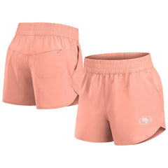 San Francisco 49ers Women's Front Office Woven Shorts - Coral Shorts