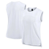 Dallas Cowboys Women's Studio Gym Tank Top - White Tops