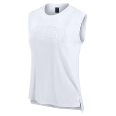 Denver Broncos Women's Studio Gym Tank Top - White Tops