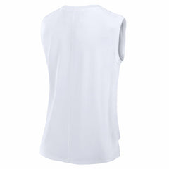 Houston Texans Women's Studio Gym Tank Top - White Tops