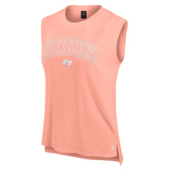 Tampa Bay Buccaneers Women's Studio Gym Tank Top - Coral Tops