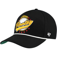 Pittsburgh Pirates '47 Wax Pack Collection Premier Hitch Adjustable Hat - Black Hats