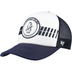 Chicago Cubs '47 Cooperstown Collection Wax Pack Express Trucker Adjustable Hat - White/Navy Hats