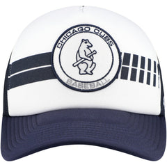 Chicago Cubs '47 Cooperstown Collection Wax Pack Express Trucker Adjustable Hat - White/Navy Hats
